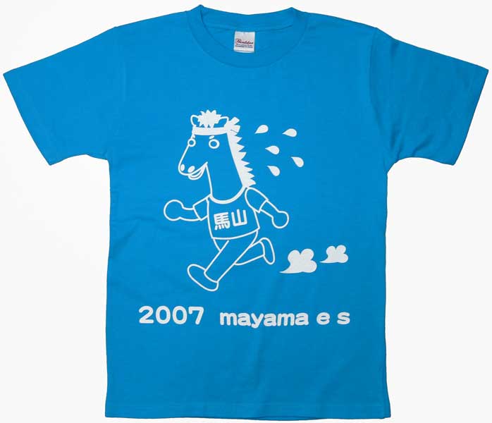 馬のイラストのオリジナルTシャツ